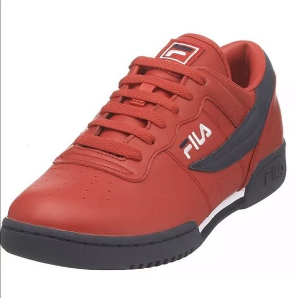 Fila Sneakers Original Classic Red Leather Black - Picture 5 of 8